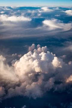 Above the clouds Stock Photos