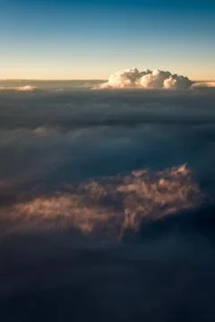 Above the clouds Stock Photos