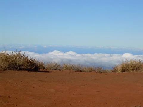 Above the clouds Stock Photos