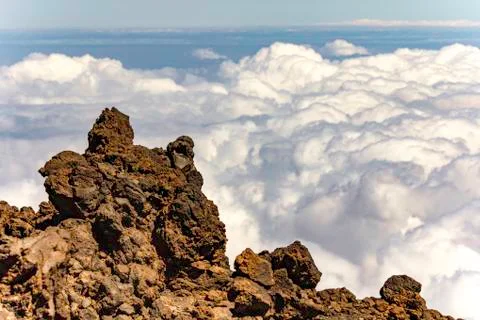 Above the clouds Stock-Fotos