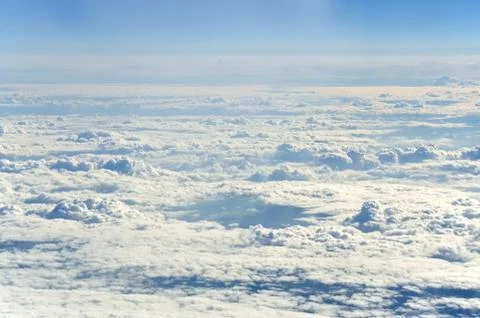 Above the clouds Foto stock