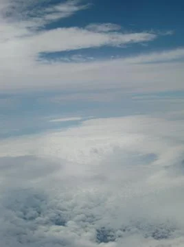 From above the clouds Foto stock