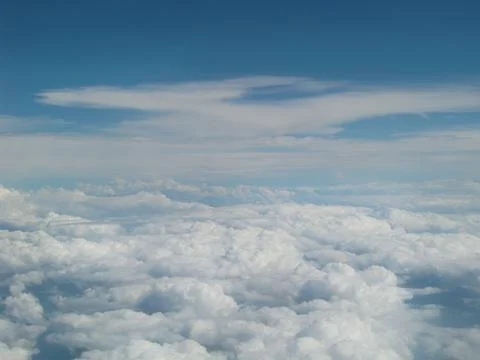 From above the clouds Stock Photos