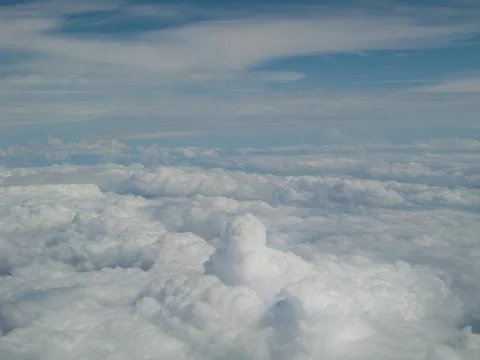 From above the clouds Stock Photos