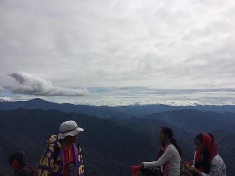 Above the clouds Stock Photos