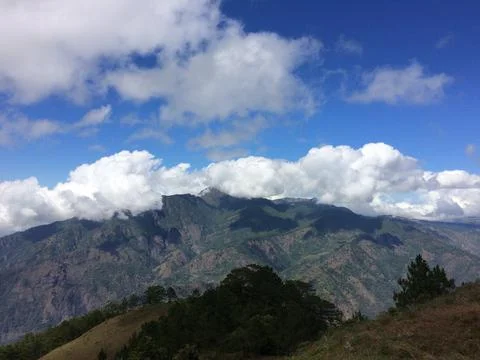 Above the clouds Stock Photos