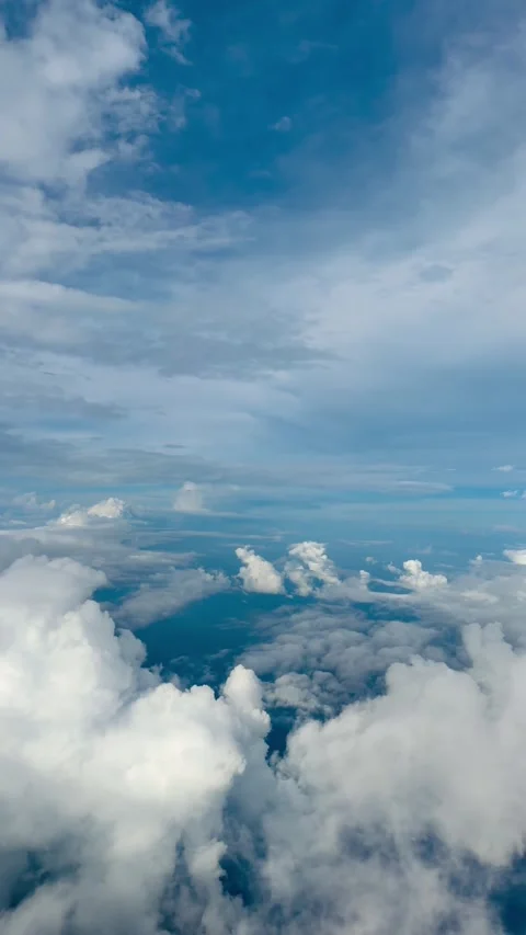Above the Clouds Serene Aerial View Stock Footage 341080428