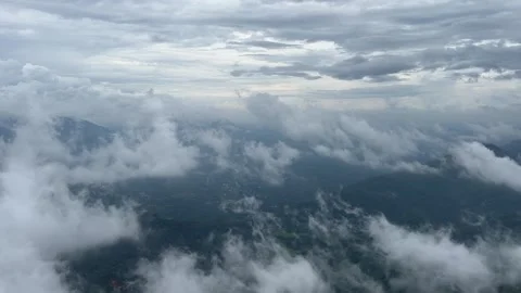 Above the clouds static shot, Sri Lanka Video stock 261663537