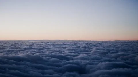 Above the Clouds at Sunrise Stock Photos