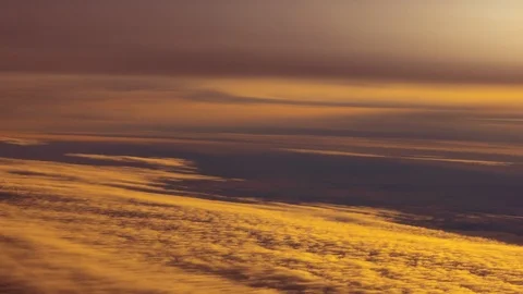 Above the clouds sunset Video stock 98272243