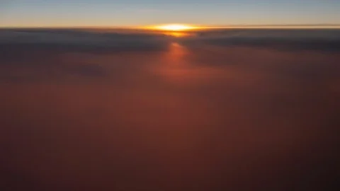 Above the clouds sunset Stock-Footage 111279256