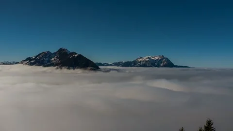 Above The Clouds in Switzerland 库存影片 169512538
