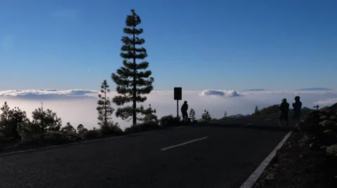 Above the clouds time lapse Stock Footage 34183929