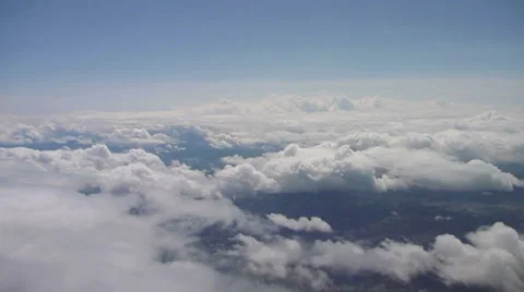 Above the Cloudscape Aerial Stock Footage 37782817