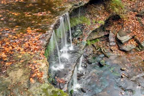 Above The Falls at Oglebay Stock Photos