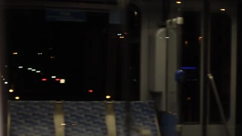Above Ground Train Pittsburgh Blue Line Stock-Footage 112276158