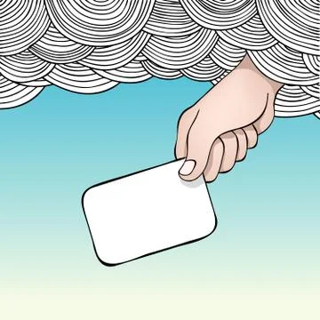 From above Stock Illustration