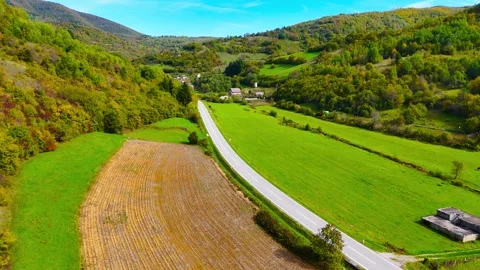 Above The Lands Where Light Wanders Stock Footage 313665515