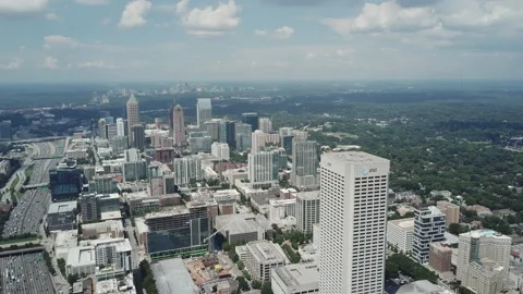 Above Midtown ATL Stockbeeldmateriaal 137744749