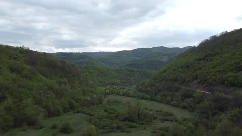 Above mountains Stock Footage 247967913