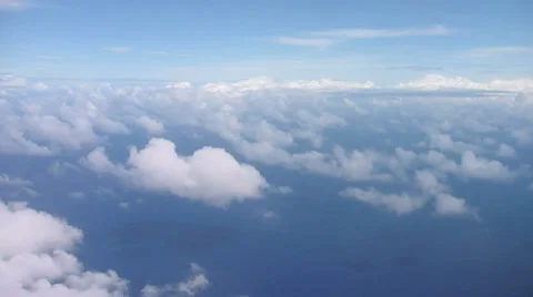 Above the Pacific Ocean Aerial Stock Footage 37782884