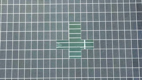 Above The Panels Stock Footage 123709133