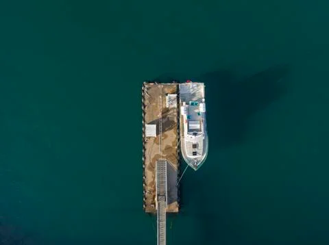 Above the pier Stock Photos