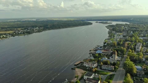 Above a river Stock Footage 149894489