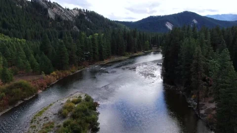 Above the river Video stock 163237334