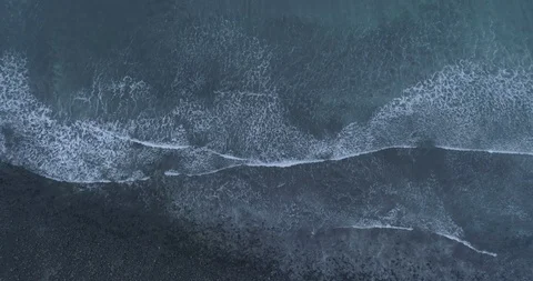 Above a rocky beach Stock Footage 108269719