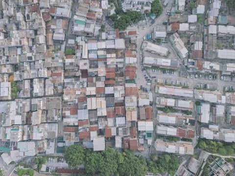 Above the roofs Stock-Fotos