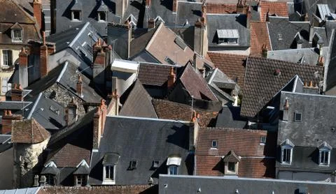 Above the roofs Stock Photos
