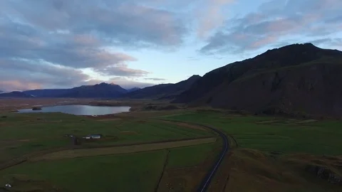 Above route 1 pull away slowly Stock Footage 84752865