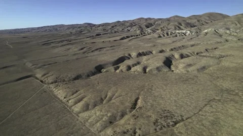 Above the San Andreas Fault Stock Footage 210929011
