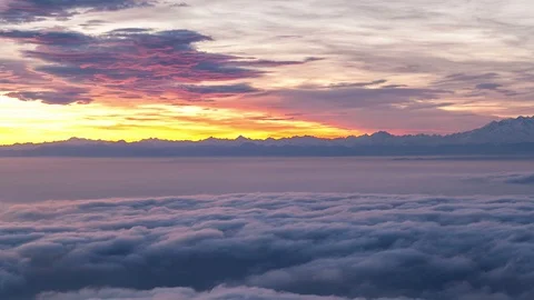 Above Sea of Clouds Stock Footage 98499318
