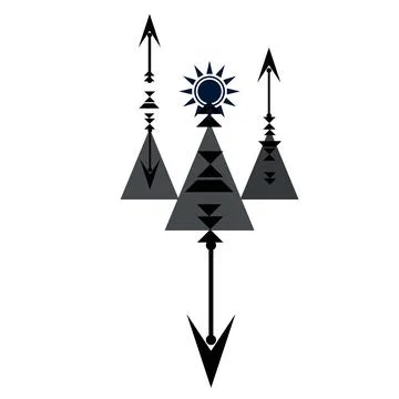 As above so below Stock Illustration