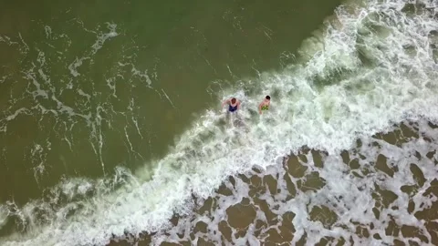 Above swim prob31 Stock Footage 240179966