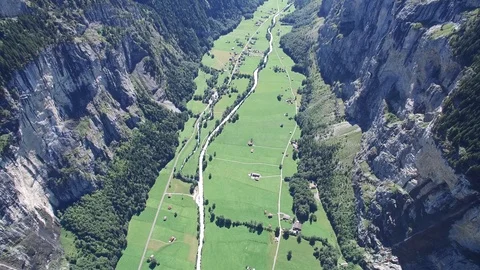 Above the valley Video stock 113183487