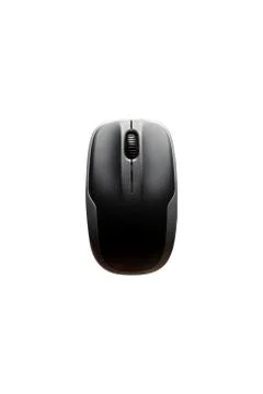 Above view of computer mouse on white background. black and grey computer mou Stock Photos