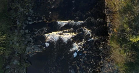 Above the waterfall Stock Footage 85606474