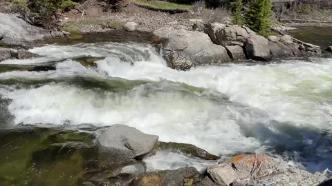 Above Waterfall Stock Footage 156414110