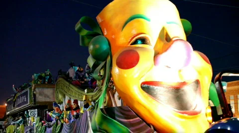 Abracadabra float in Endymion Parade 库存影片 654802