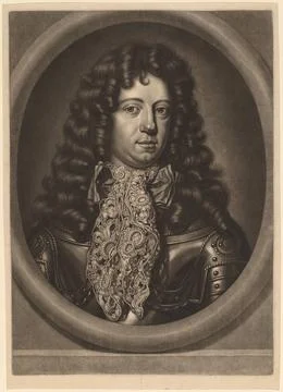 Abraham Blooteling, Hendrik Casimir II, Count of Nassau Dietz Hendrik Casi... Stock Photos