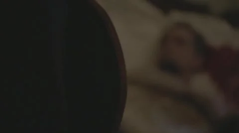 Abraham Lincoln Deathbed Stock Footage 54283098