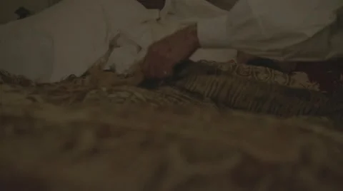 Abraham Lincoln deathbed Stock Footage 54283121
