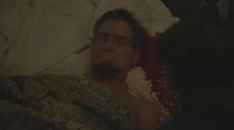 Abraham Lincoln Deathbed Stock Footage 54283145