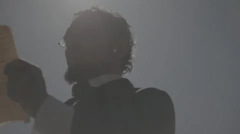 Abraham Lincoln Speech Stock Footage 54283575