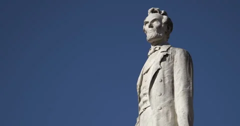 Abraham Lincoln Statue Medium Courthouse Washington DC Stock Footage 274228705