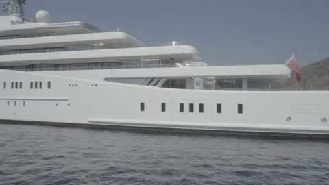 Abramovich's Yacht Eclipse in Turkey Gocek Stock Footage 207198982