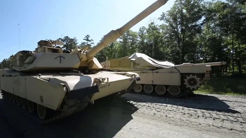 Abrams Main Battle Tank  Video stock 85107929